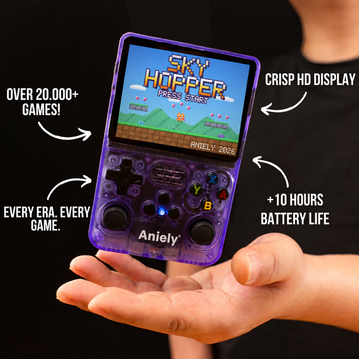ANIELY ONE - Console de jeux rétro